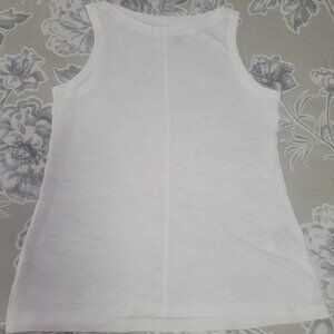 SOLD Banana Republic Malibu Tee White Cotton/Modal Boat Neck Size Medium NWOT